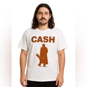 Johnny Cash I Walk The Line Graphic Men’s Unisex T-shirt size 2XL NWOT